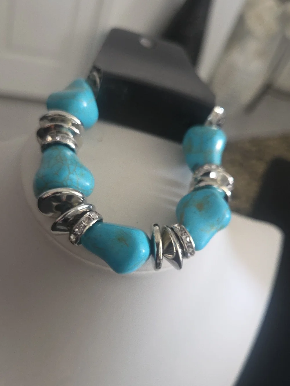 Paparazzi Stone Age Stunner Blue Bracelet NWT